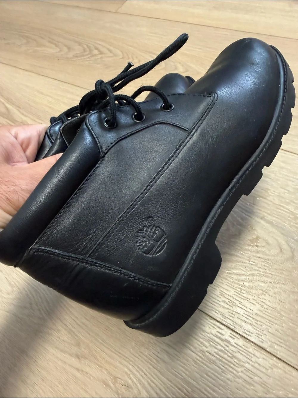 Timberland 1973 Newman Black Leather Waterproof Chukka Boots Men’s Size 6M